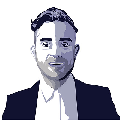 Dave Catling caricature