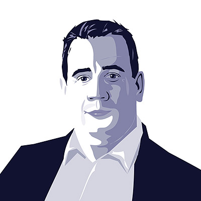 Tom Frank caricature