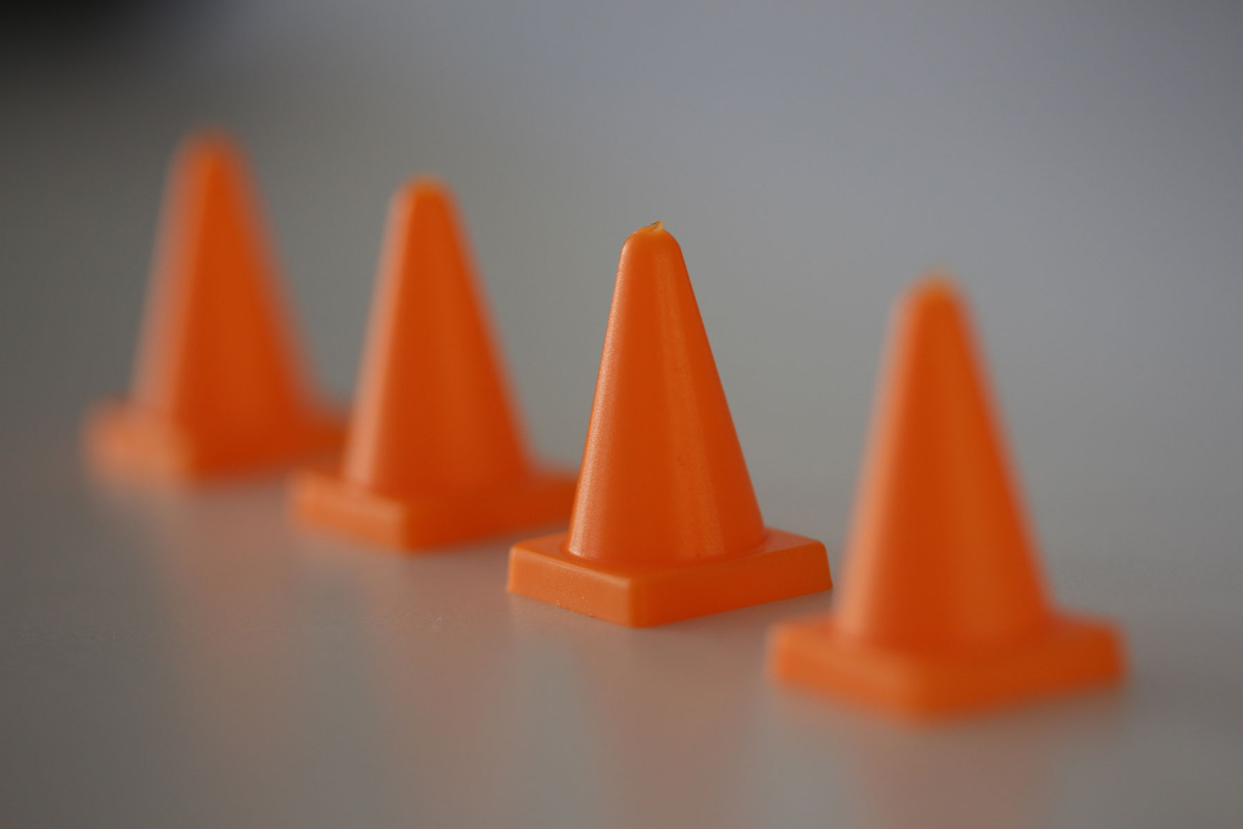 toy traffic cones